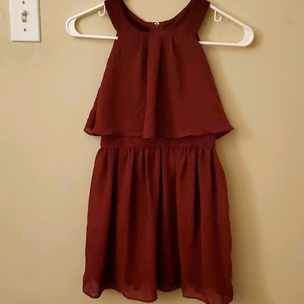 Purple dress for special accessions